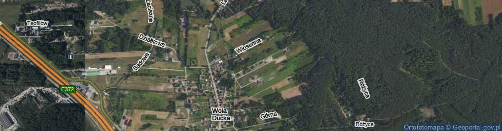 Zdjęcie satelitarne Owocowa ul.